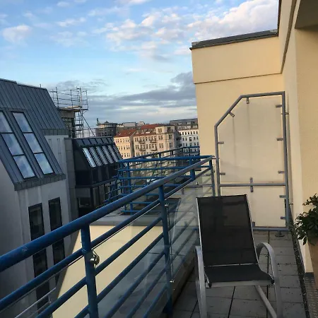 Moderne Wohnung Leipzig Exterior foto