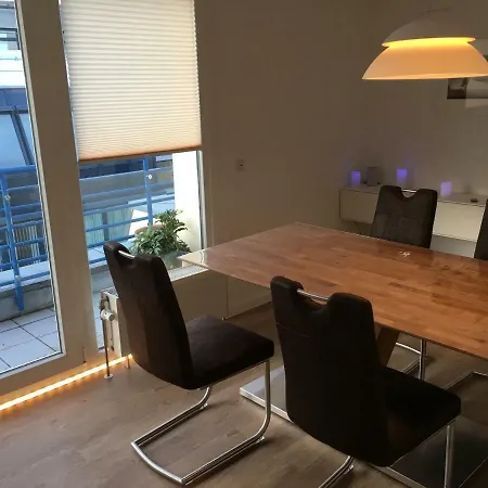 Moderne Wohnung Leipzig Exterior foto